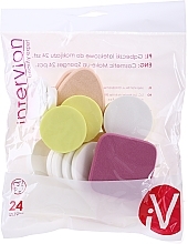 Fragrances, Perfumes, Cosmetics Latex Makeup Sponges, 498982, 24 pcs - Inter-Vion №4