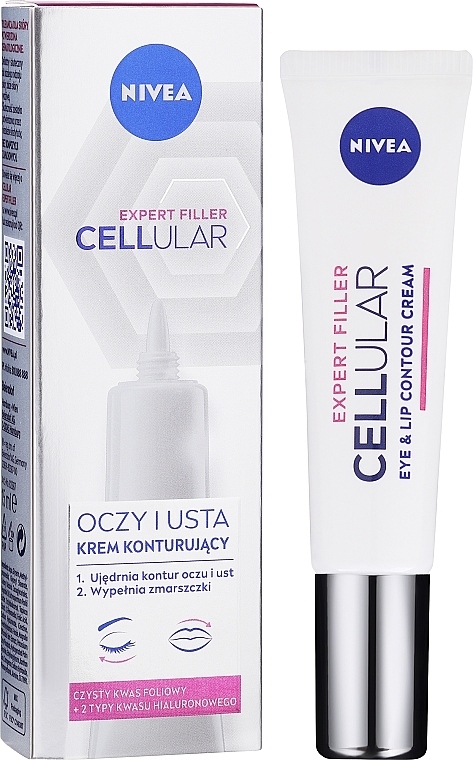 Eye & Lip Contour Cream - Nivea Cellular Expert Filler Eye & Lip Contour Cream — photo N1