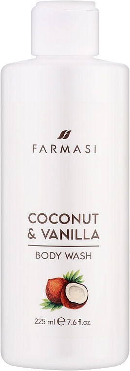 Coconut & Vanilla Shower Gel - Farmasi Coconut & Vanilla Body Wash — photo N1