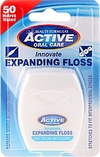 Soft Dental Floss with Mint & Fluoride - Beauty Formulas Active Oral Care Expanding Floss Mint With Fluor 50m — photo N1