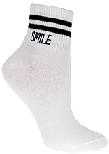 Fragrances, Perfumes, Cosmetics Women Socks, embroidered, white - Moray Smile