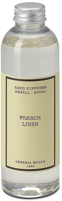 Cereria Molla French Linen - Reed Diffuser (refill) — photo N5