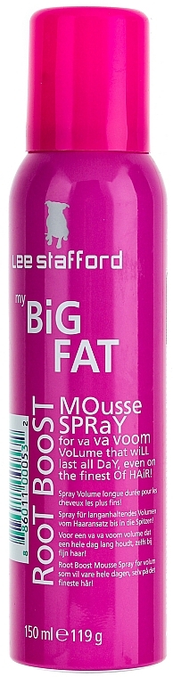 Volume Hair Spray - Lee Stafford My Big Fat Mousse Spray — photo N1