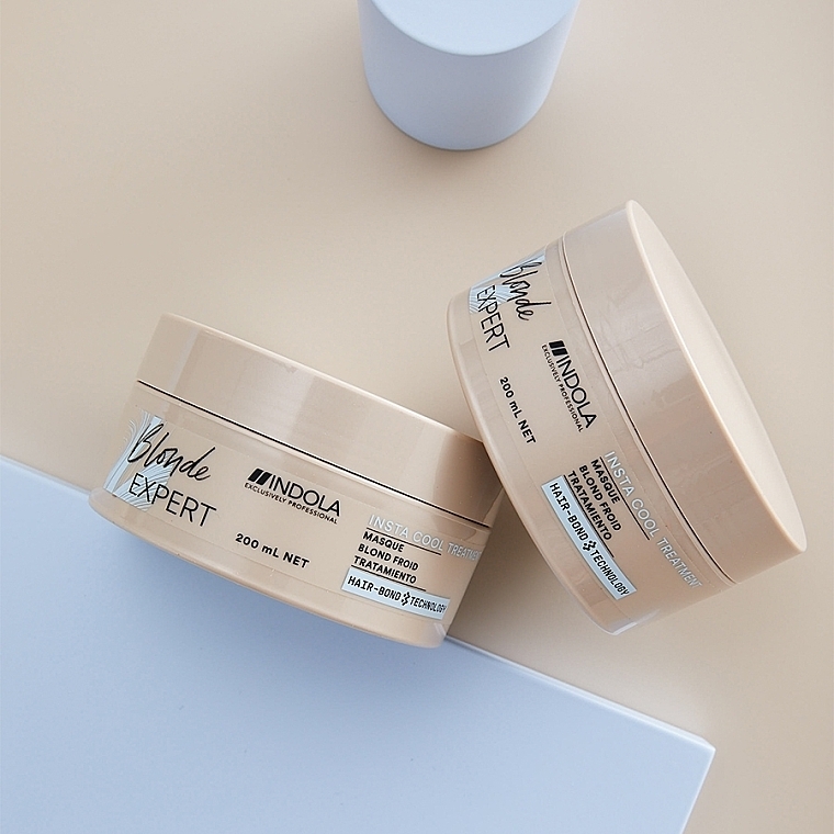 Strengthening Cold Blonde Mask - Indola Blonde Expert Insta Strong Treatment — photo N14