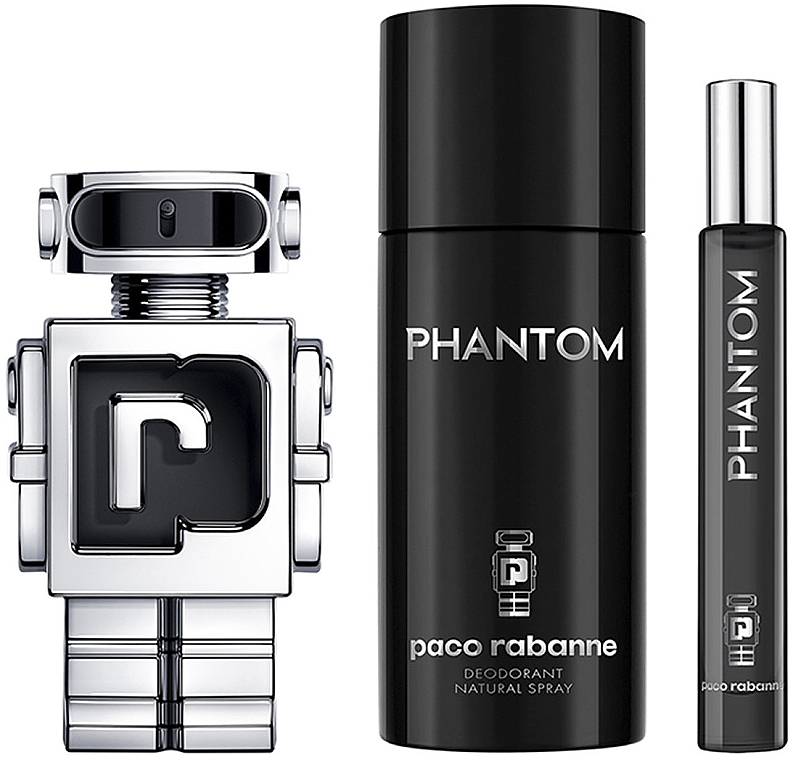 Paco Rabanne Phantom - Set (edt/50ml + edt/10ml + deo/150ml) — photo N3