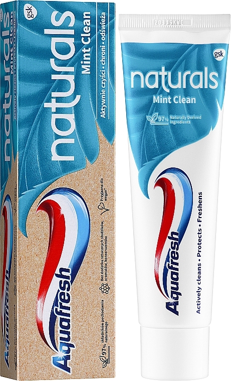 Mint Toothpaste - Aquafresh Naturals Mint Clean — photo N13