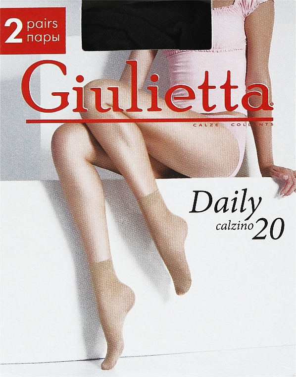 Women Socks "Daily 20 Calzino", nero - Giulietta — photo N12