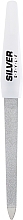 Sapphire Nail File, 15 cm, white - Silver Style — photo N3