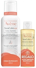 Men's Set - Avene XeraCalm A.D Cream (b/cr/400ml + cl/oil/100ml) — photo N1