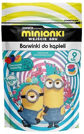 Fizzing Colour Bath Tabs - Buzzy Minions Colour Bath Tabs — photo N1