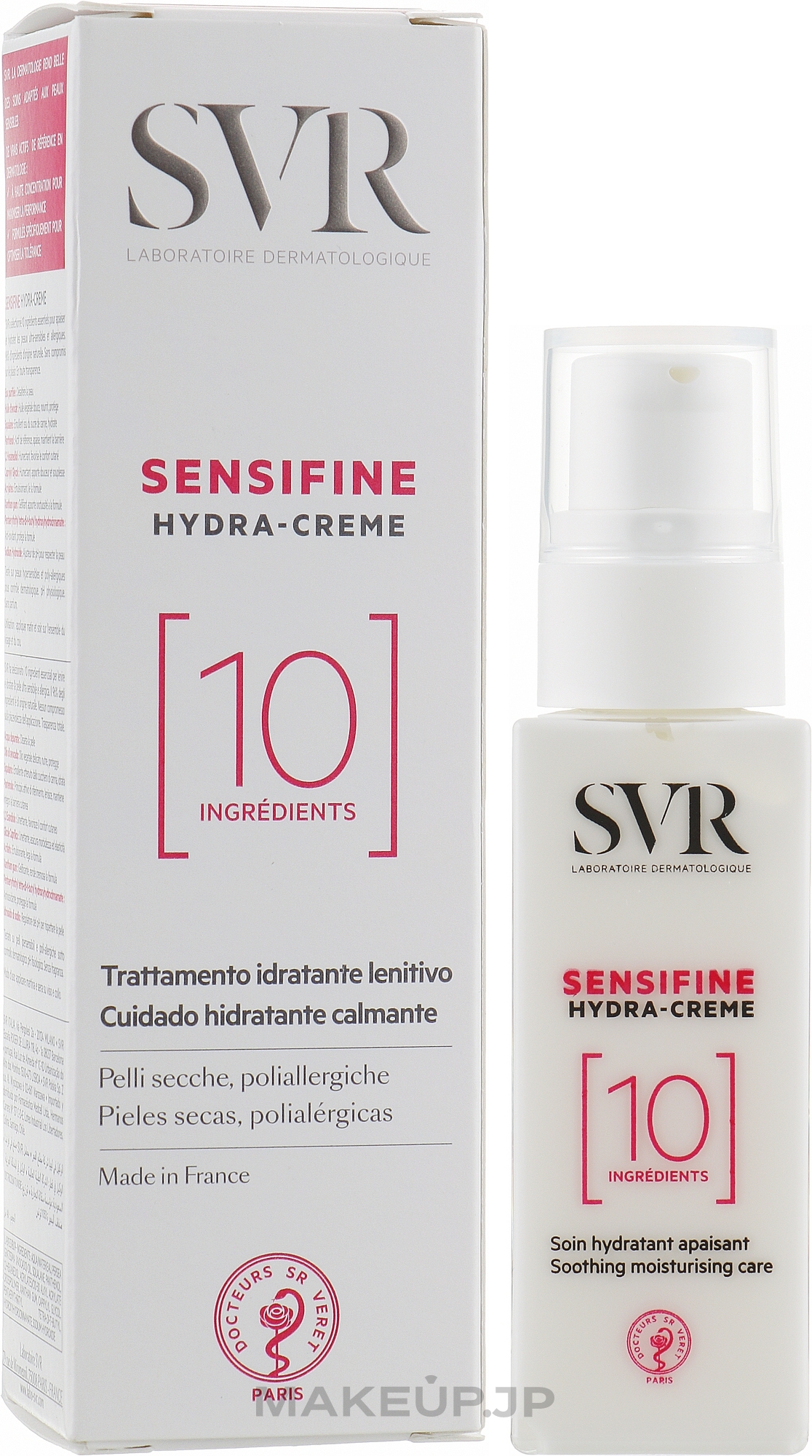 Soothing Face Cream - Svr Sensifine Hydra Creme — photo 40 ml