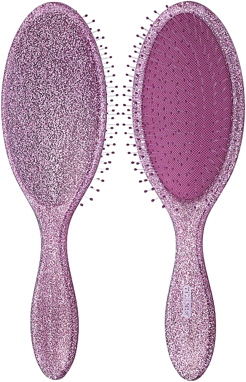 Wet Hair Massage Brush, lilac - Titania — photo N2