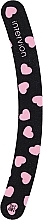 Fragrances, Perfumes, Cosmetics Banana Nail File, 180/240, black & hearts - Inter-Vion