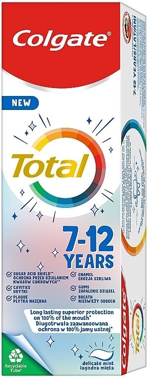 Kids Toothpaste 7-12 years - Colgate Total Junior Toothpaste — photo N4