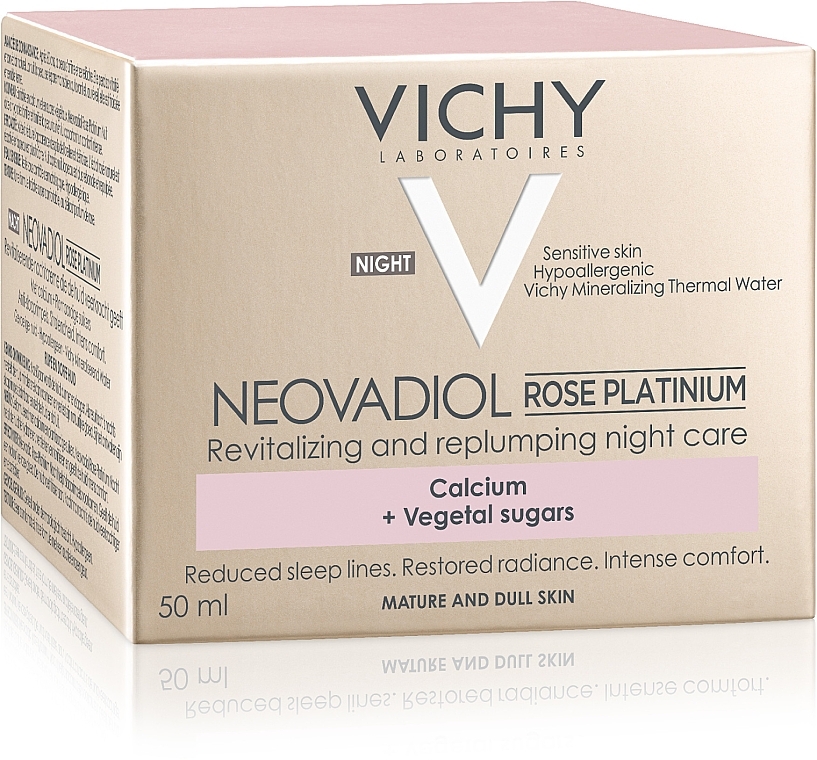 Brightening Night Face Cream for Mature Skin - Vichy Neovadiol Rose Platinum Night Cream — photo N16