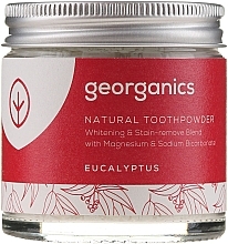 Fragrances, Perfumes, Cosmetics Natural Toothpowder - Georganics Eucalyptus Natural Toothpowder