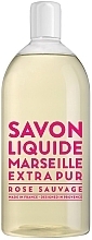 Liquid Soap - Compagnie De Provence Rose Sauvage Extra Pur Liquid Marseille Soap Refill — photo N1
