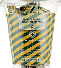 Soothing Centella Asiatica Night Mask - May Island Seven Days Secret Centella Cica Sleeping Pack — photo N2