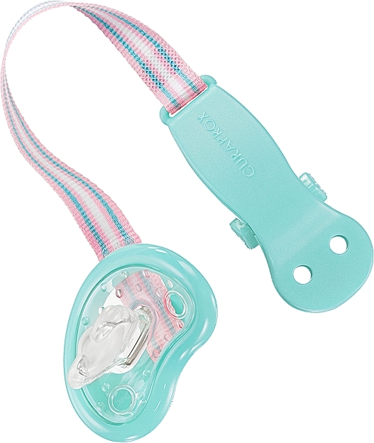 Pacifier Holder, turquoise - Curaprox — photo N2