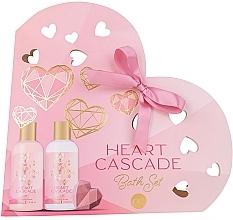 Fragrances, Perfumes, Cosmetics Set - Accentra Heart Cascade Bath Set (b/lot/200ml + sh/gel/200ml + bath/fizzer/50g)