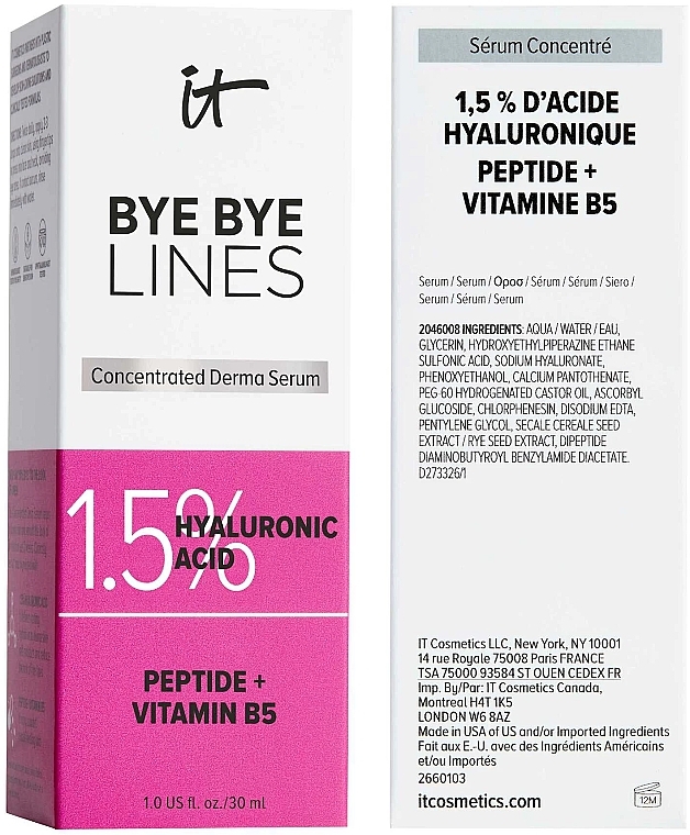 Hyaluronic Acid Serum - It Cosmetics Bye Bye Lines Hyaluronic Acid Serum — photo N2