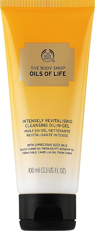 Nourishing Face Cleansing Oil Gel - The Body Shop Oils of Life Intensely Revitalising Cleansing Oil-In-Gel — photo N3