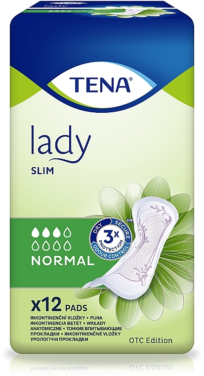 Urological Pads "TENA Lady Slim Normal", 12 pcs - TENA — photo N9