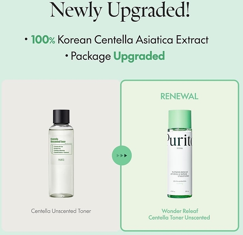 Centella Face Toner for Hypersensitive Skin - Purito Centella Unscented Toner — photo N2