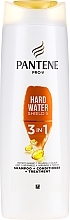 Fragrances, Perfumes, Cosmetics Hair Shampoo-Conditioner - Pantene Pro-V Hard Water Shield 5 3in1 Shampoo