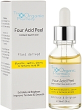 Fragrances, Perfumes, Cosmetics Face Peeling Serum 'Four Acids' - The Organic Pharmacy Four Acid Peel (tester)