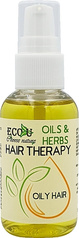 Treatment for Oily Scalp - Eco U Hair Therapy Oils & Herbs Oily Hair — photo N1