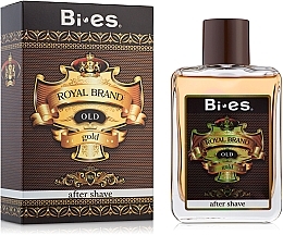 Fragrances, Perfumes, Cosmetics Bi-Es Royal Brand Gold - After Shave Lotion