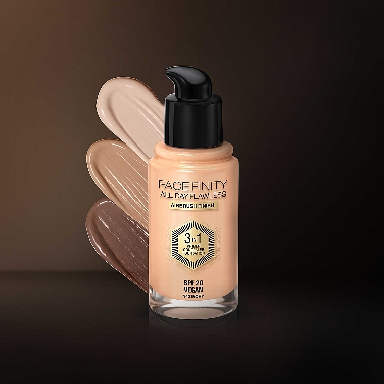 Foundation - Max Factor Facefinity All Day Flawless 3-in-1 Foundation SPF 20 — photo N5