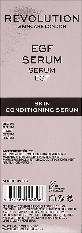 Anti-Aging anti-Wrinkle Serum for Face - Makeup Revolution EGF Conditioning Serum — photo N8