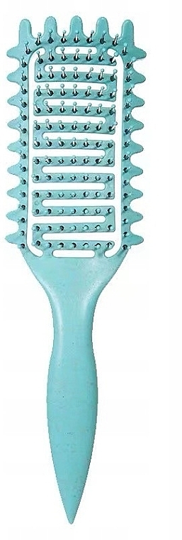 Curls Define Hair Brush, blue - Lewer Curls Define Brush — photo N1