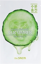 Cucumber Facial Sheet Mask - The Saem Natural Cucumber Mask Sheet — photo N9