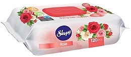 Fragrances, Perfumes, Cosmetics Rose Wet Wipes 120 pcs - Sleepy Rose Wet Wipes