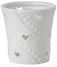 Fragrances, Perfumes, Cosmetics Candle Holder - Yankee Candle White Hearts Porta Sampler