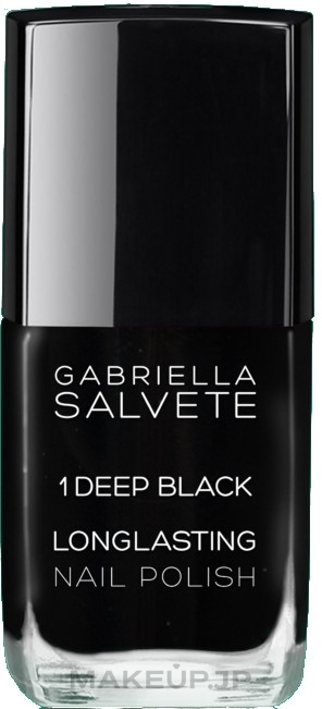 Nail Polish - Gabriella Salvete Long Lasting Nail Polish — photo 01 - Deep Black