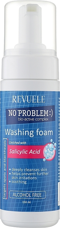 Cleansing Foam with Salicylic Acid - Revuele No Problem Washing Foam With Salycylic Acid — photo N1