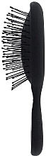 Mini Hair Brush, black - Rolling Hills Detangling Brush Mini Black — photo N2