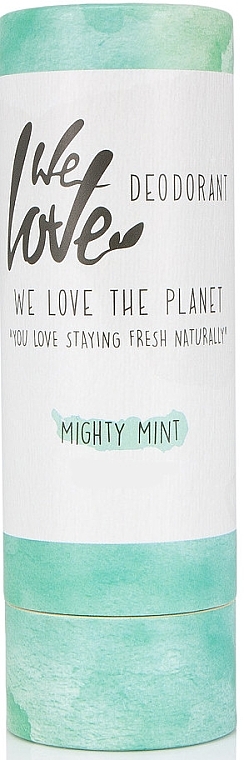 Refreshing Solid Deodorant - We Love The Planet Mighty Mint Deodorant Stick  — photo N1