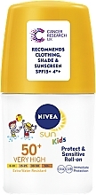 Fragrances, Perfumes, Cosmetics Pen Sun Lotion for Kids - NIVEA Sun Kids Protect & Sensitive Roll-On SPF 50+