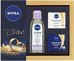 Fragrances, Perfumes, Cosmetics Set - NIVEA Premium Care 55+ (mic/water/200ml + f/cr/50ml + f/cr/50ml)