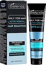 Fragrances, Perfumes, Cosmetics Depilatory Cream - Bielenda Only For Man Active Formula Cream