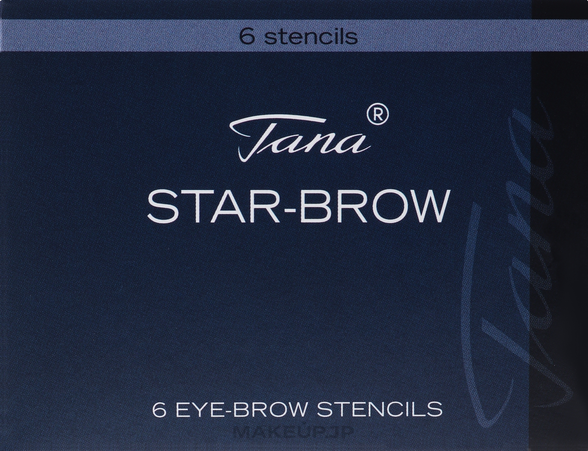 Brow Stencils - Tana Cosmetics Star Brow — photo 6 szt.