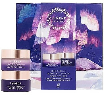 Set - Lumene Nordic Ageless [Ajaton] Radiant Youth Secrets Set (d/cr/50ml + n/cr/50ml) — photo N1