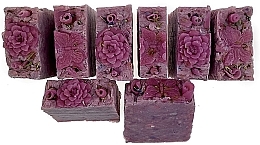 Fragrances, Perfumes, Cosmetics Lavender Soap with Flowers - Nueva Formula