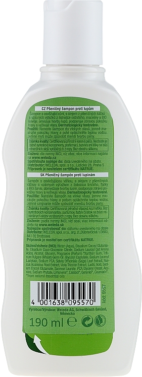 Anti-Dandruff Wheat Extract Shampoo - Weleda Weizen Schuppen-Shampoo — photo N2