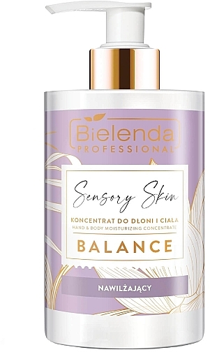 Balancing Moisturizing Hand & Body Concentrate - Bielenda Professional Sensory Skin Balance Moisturising Hand And Body Concentrate — photo N1